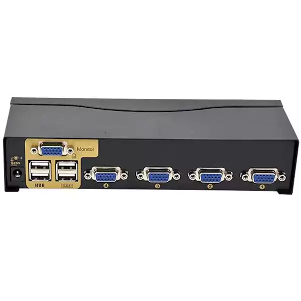 سوئیچ کی وی ام 4 خروجی اتومات VGA+USB فرانت مدل FN-K4US